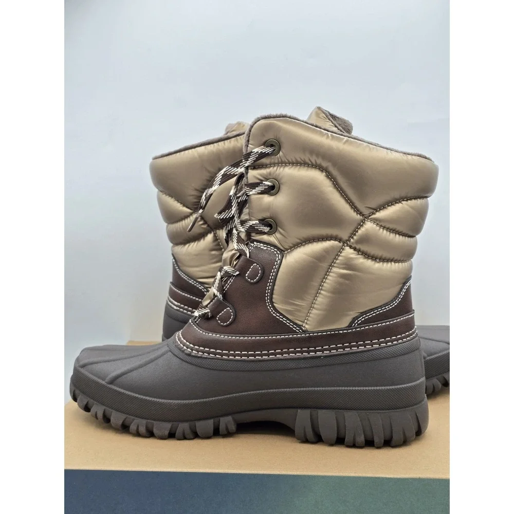 JBU by Jambu womens‎ Canyon Waterproof  Winter Boots Bronze Dark Brown - Sz 10 M